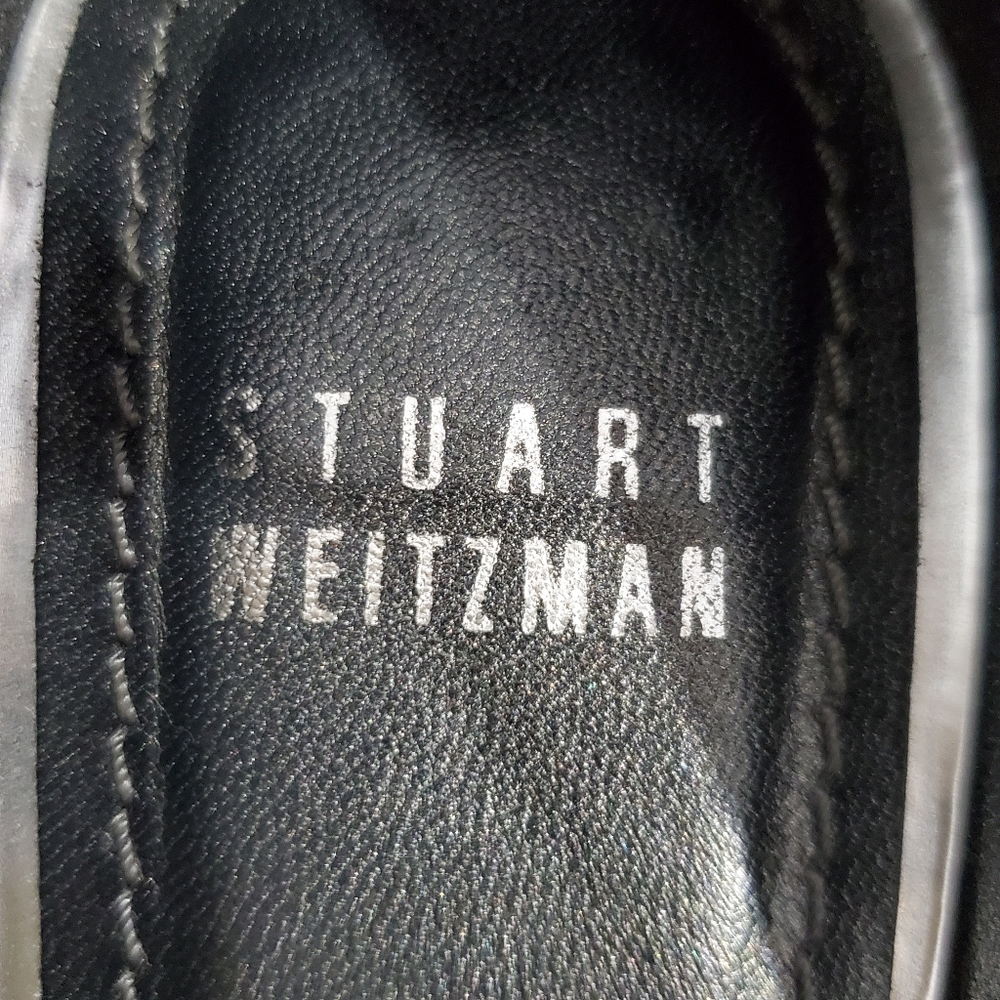Stuart Weitzman Burgundy Patent Leather Pointy Toe Pumps - Picture 7 of 9
